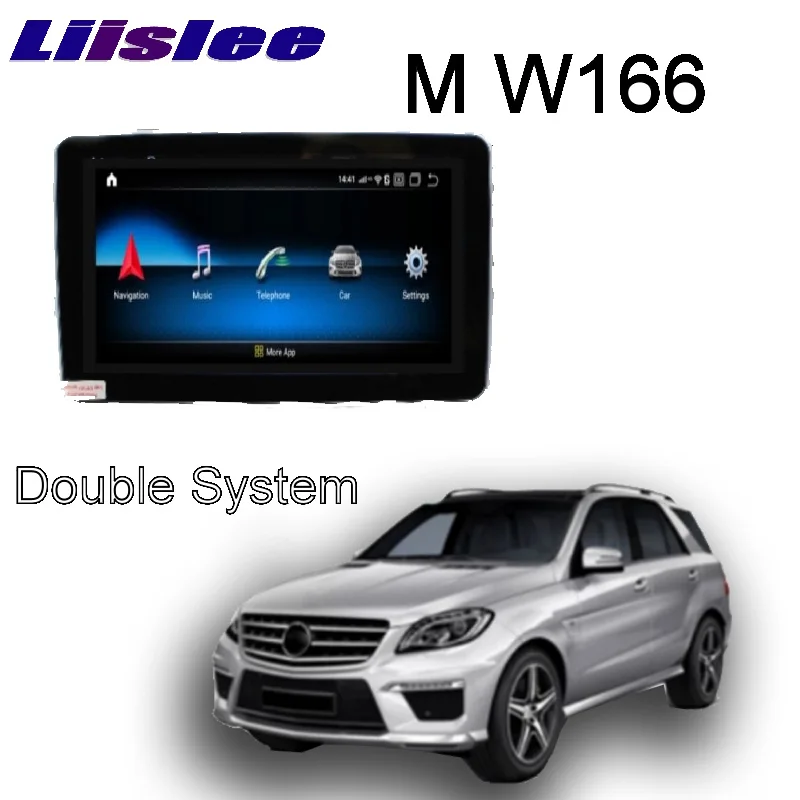 Автомобильный мультимедийный плеер GPS аудио для Mercedes Benz MB ML GLE M Class W166 ML350 2012 ~ 2020
