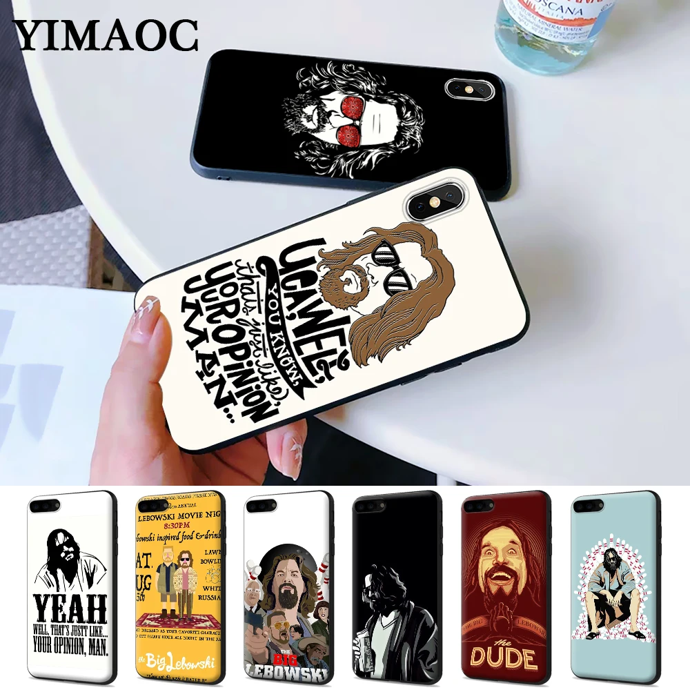 

Movie Film The Big Lebowski Shining Silicone Case for iPhone 5 5S 6 6S Plus 7 8 X XS Max XR