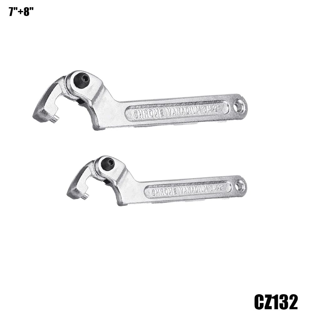 CZ132 1 компл. Регулируемый гаечный ключ типа C с круглой головкой Гаечные ключи Болты Ручной инструмент 19-51 мм 32-76 мм 51-120 мм 115-170 мм со шкалой - Цвет: CZ132