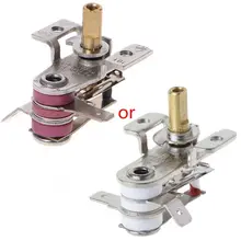 Ac 250v 16a ajustável 90 celsius interruptor de temperatura bimetálico aquecimento termostato controlador temperatura