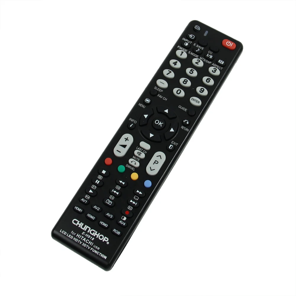 

Universal New Remote Control E-H918 For Hitachi Use LCD LED HDTV 3DTV Function