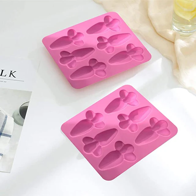 Húsvéti Sárgarépa Szilikon Penész Desszert Csokoládé Fondant Formák De Silicona Torta Díszítő Szerszámok Cupcake Topper Konyha - Image 6