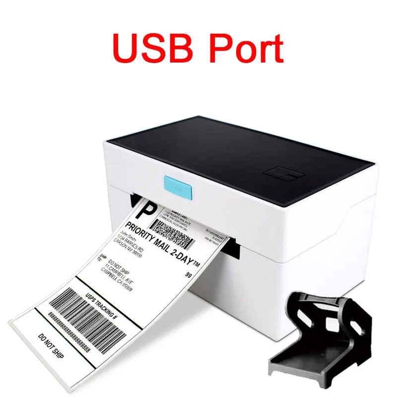 4 Inch Desktop Thermal Label Printer Thermal Barcode Printer for Shipping Express Label 4x6 Printing For Ebay Etsy Shopify mini bluetooth printer Printers