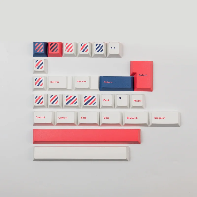 Conjunto Gmk Pacote Keycaps Pbt Tintura Sublimação Chave Tampões Cherry Perfil Keycap com Iso Enter para Layout da ue Teclado 1 - Imagem 6