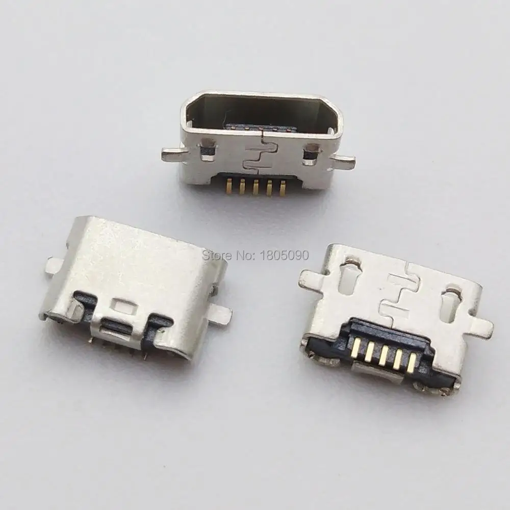 100 шт. для Motorola G2 Huawei Y6 P8 C8817 max Lite 4C 3X Pro G750-T20 Micro USB SMD DIP разъем зарядного порта