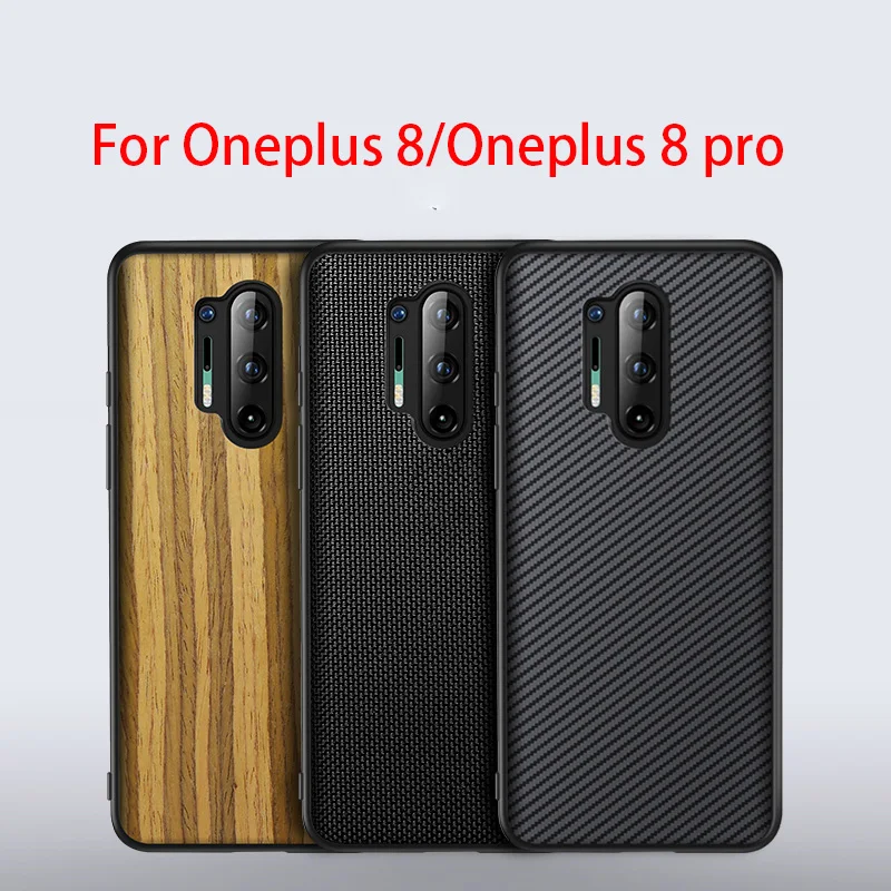 Новый чехол для телефона Oneplus 8 pro деревянный бамбуковый силиконовый нейлоновый