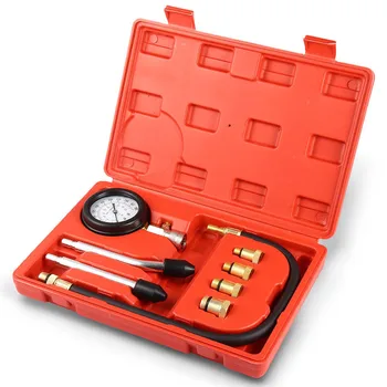 

Pressure Gauge Tester Kit Motor Auto Petrol Engine Cylinder Compression Tester