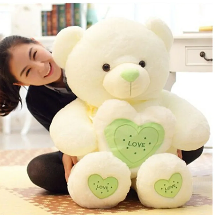 

Plant Care Bears Plush Toys LOVE Bear Holding Heart Doll Oversized Valentine's Day Can Add Logo