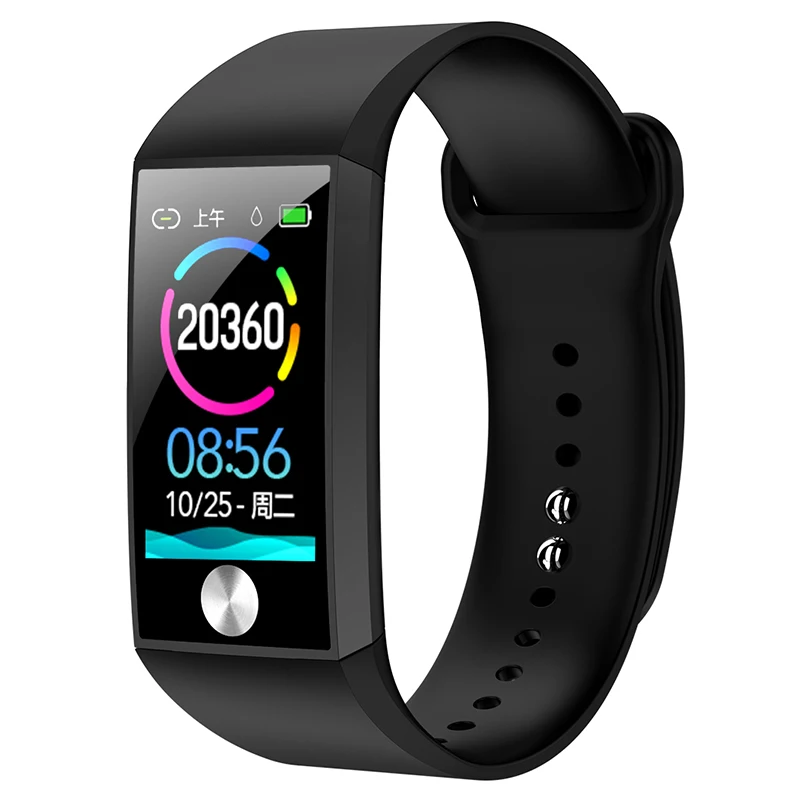 

S28 Wristband Blood Pressure Smart Band Heart Rate Monitor PPG ECG Activity Fitness Tracker Bracelet Electronic Health SmartBand