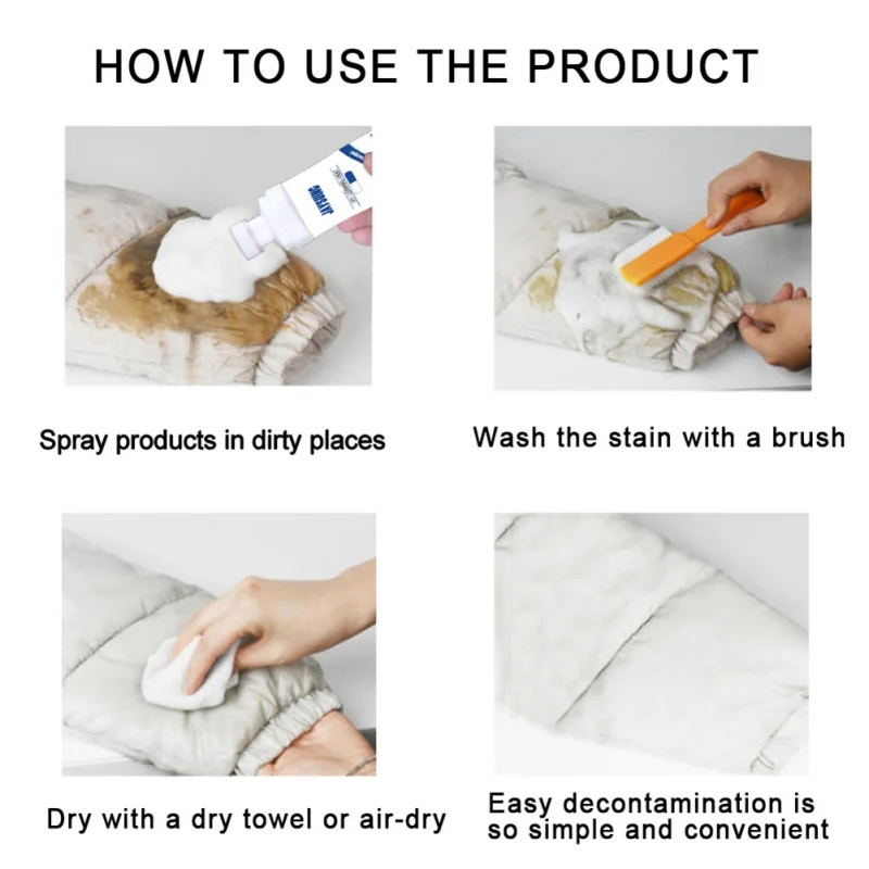 

Laundry Stain Remover With Sponge Head Portable Foam Laundry Stain Remover For Down Jacket small laundry stain remover 2020