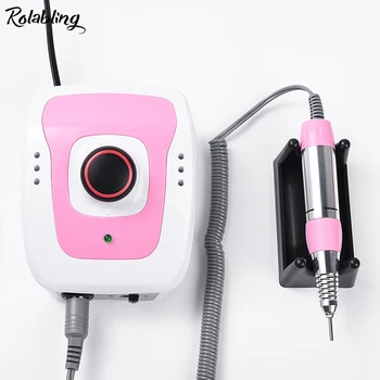 

Rolabling 30W 35000RPM Electric Nail Drill Manicure Machine Nail Drill Bits Milling Cutters Grinding Machine nails accessories