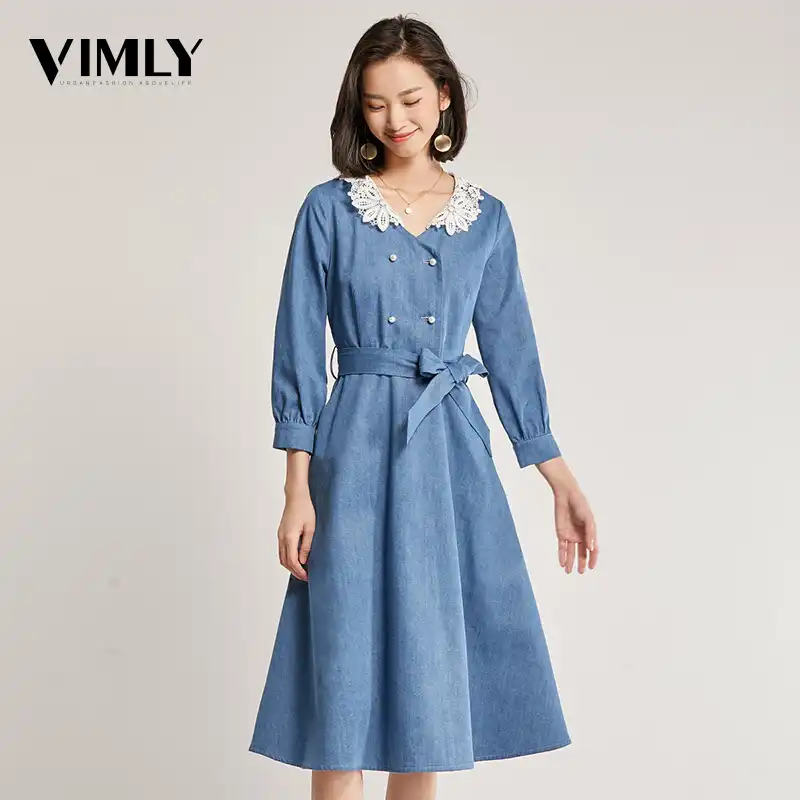 vestido jeans aliexpress