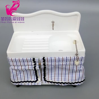 

Mini washstand basin for doll house diy use accessories Scene Decoration for 1/12 1/8 bjd doll barbie blyth doll furnitrue