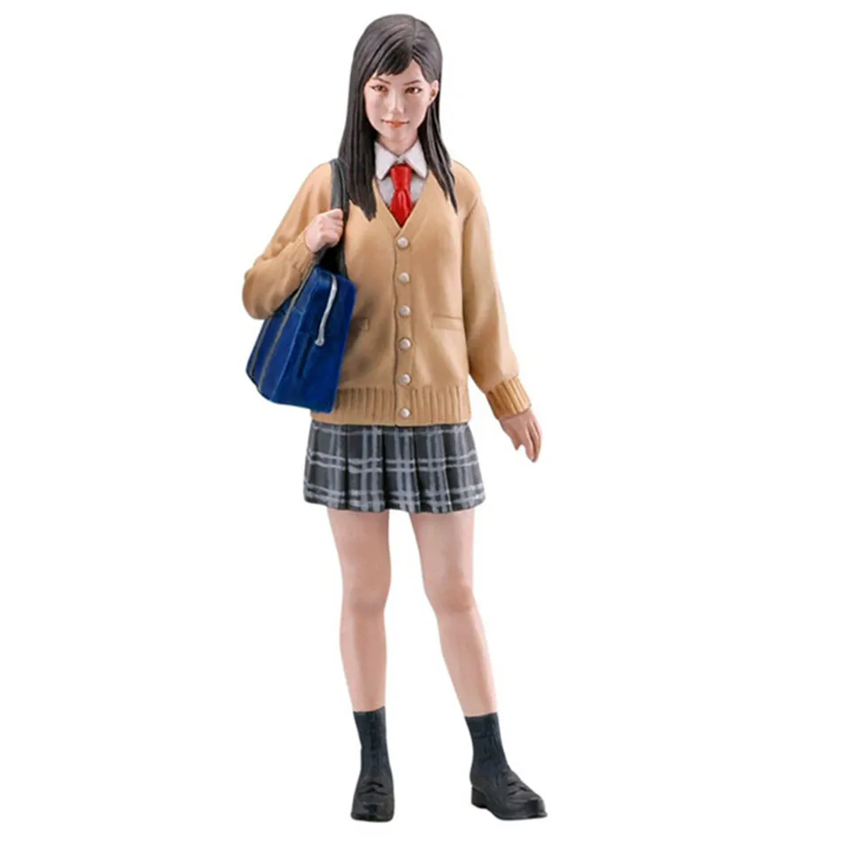 1/12 Scale Model Resin Kit Japanese Schoolgirl Assembly Models Figure