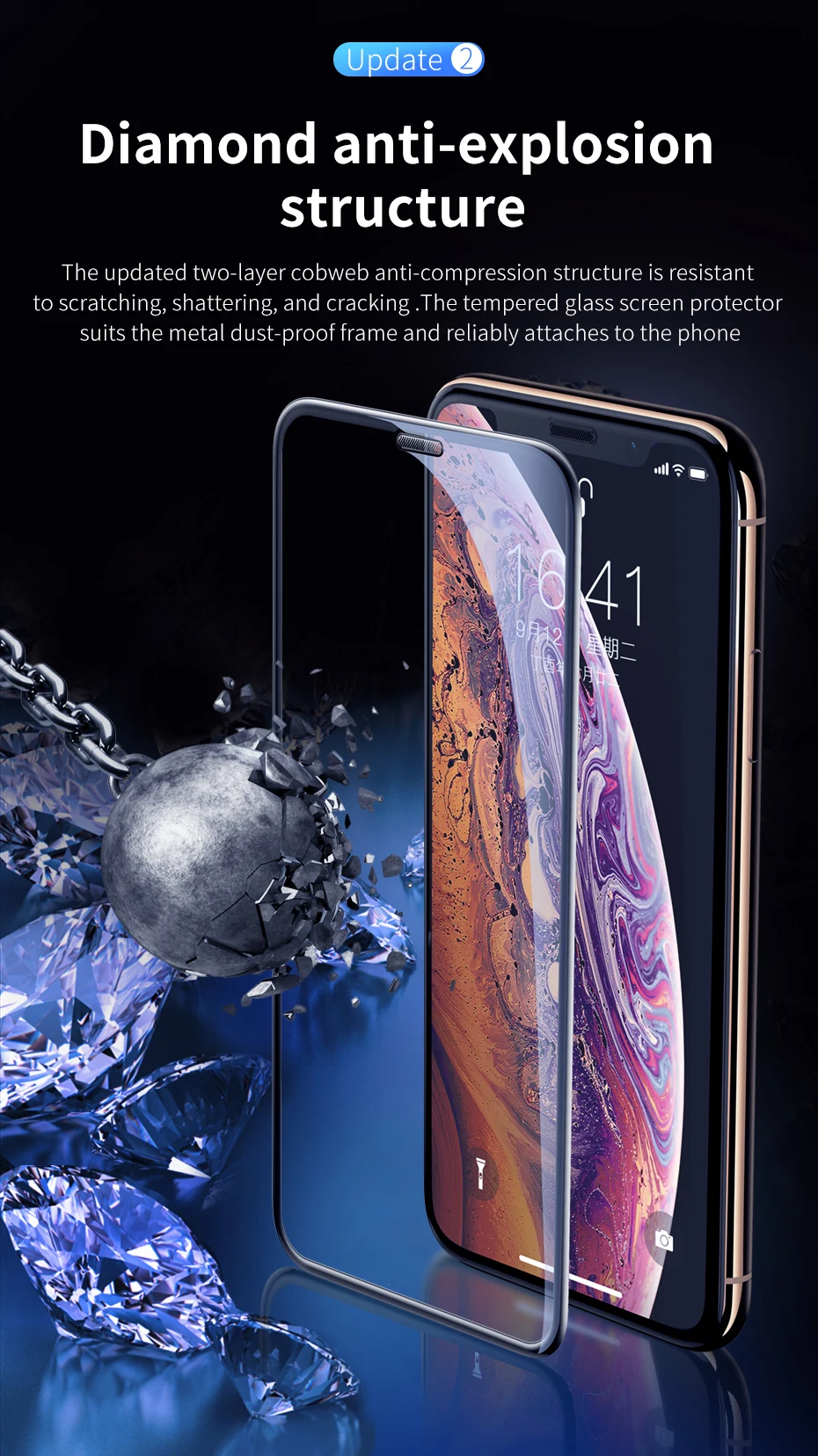3D протектор экрана для iPhone XR 0,3 мм Ультра тонкое Защитное стекло для iPhone Xs X Xs Max 7 8 закаленное стекло Передняя пленка