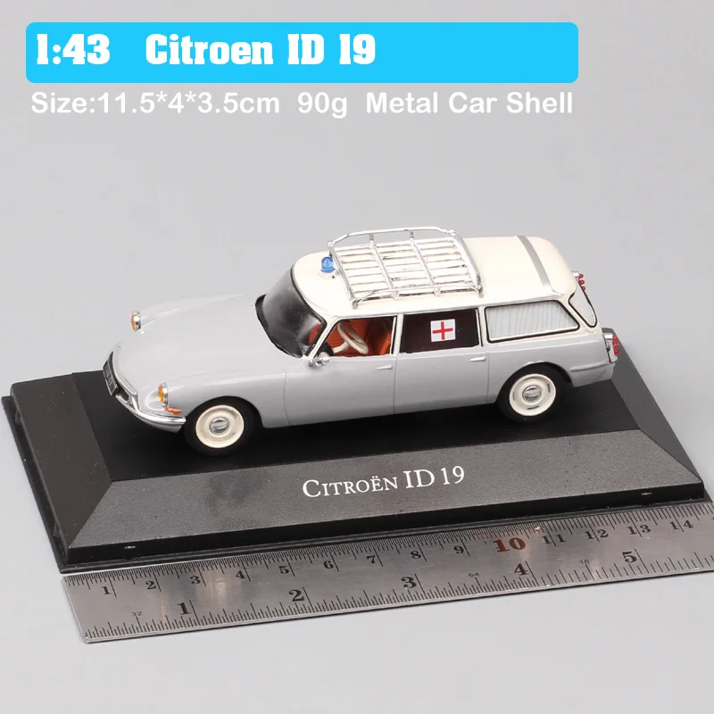 Мини Atlas Editions IXO 1/43 Citroen ID 19 DS супер скорой помощи медицинский металл, полученный литьем под давление и игрушки модели автомобилей весы коллекции автомобилей