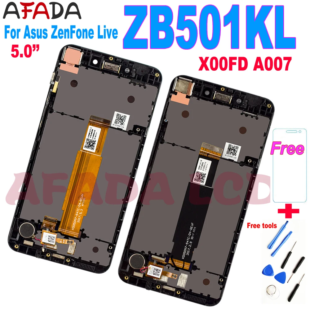 

5'' for Asus ZenFone Live ZB501KL X00FD A007 LCD Display Touch Screen Digitizer Assembly Screen Replacement