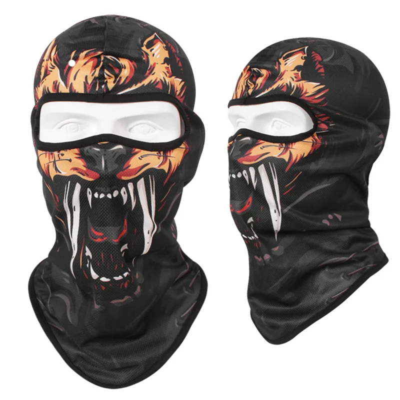 Balaclava hat 10 pieces/lot cute animal balaclava motorcycle motocross moto skiing snowboard hat helmet liner biker face cap cycling headgear