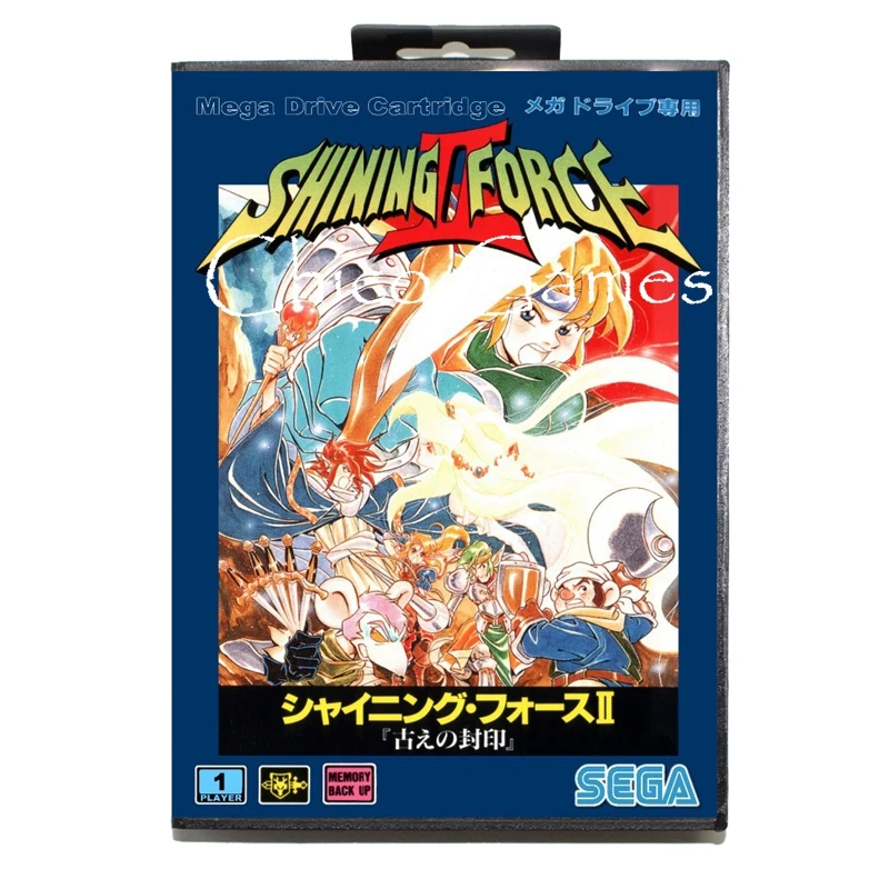 Sega MD игровая карта-Shining Force 2 JAP чехол для MegaDrive консоль 16 бит карта | Электроника