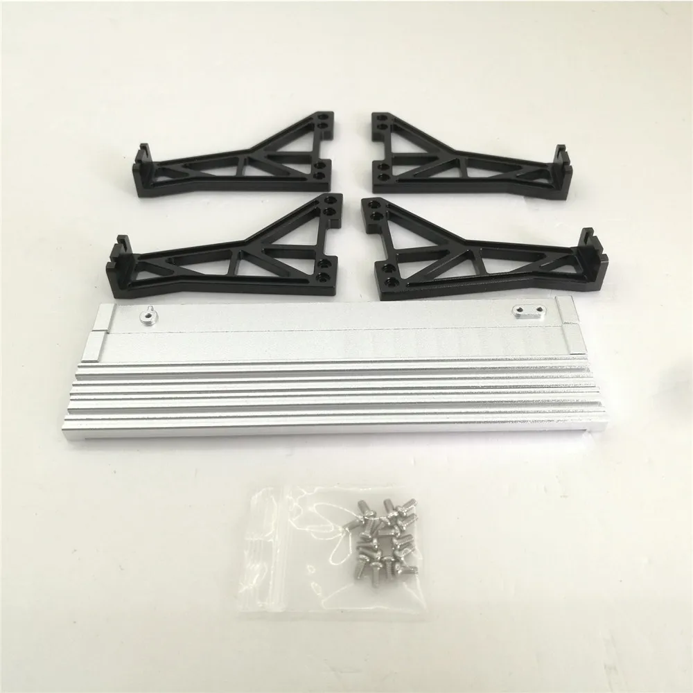 1 пара алюминиевых ступенчатых боковых панелей для 1:14 Tamiya Volvo 56360 RC Запчасти для тракторов и грузовиков аксессуары