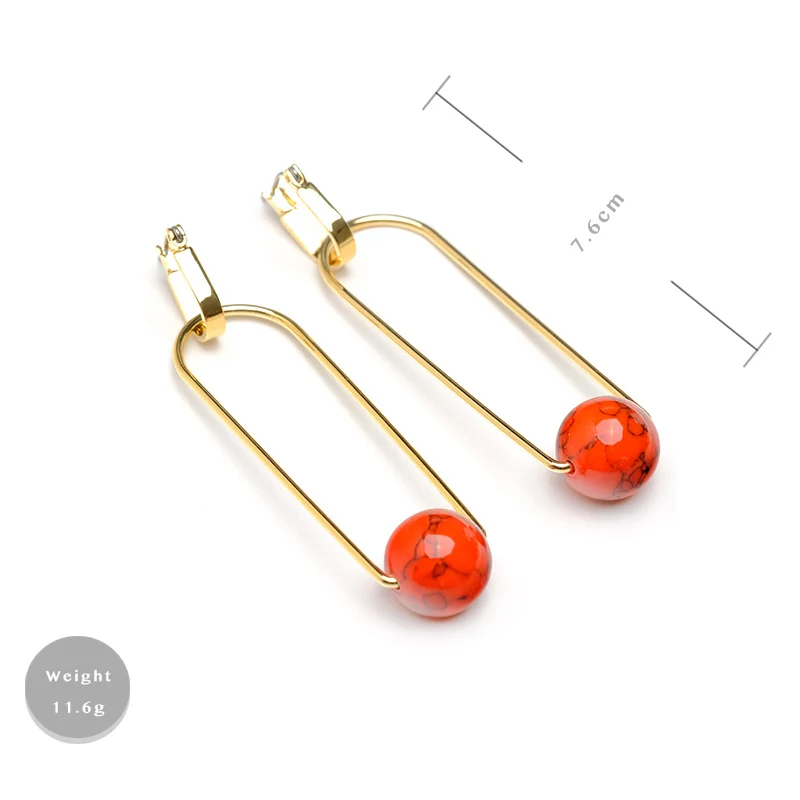 Amorita boutique Geometric fashion drop earrings