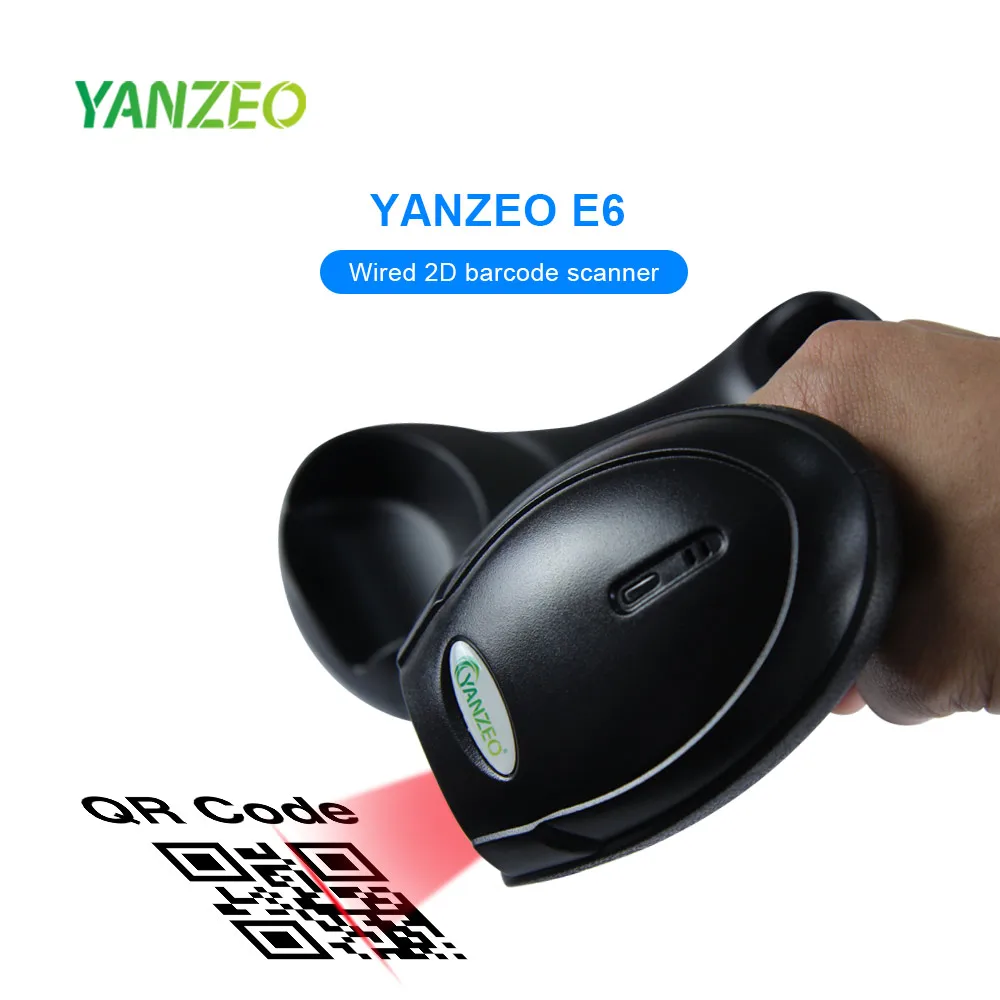 YAZNEO EW6 2D беспроводной 2,4G с зарядным устройством база 328 футов Длинная передача сканер штрих-кода