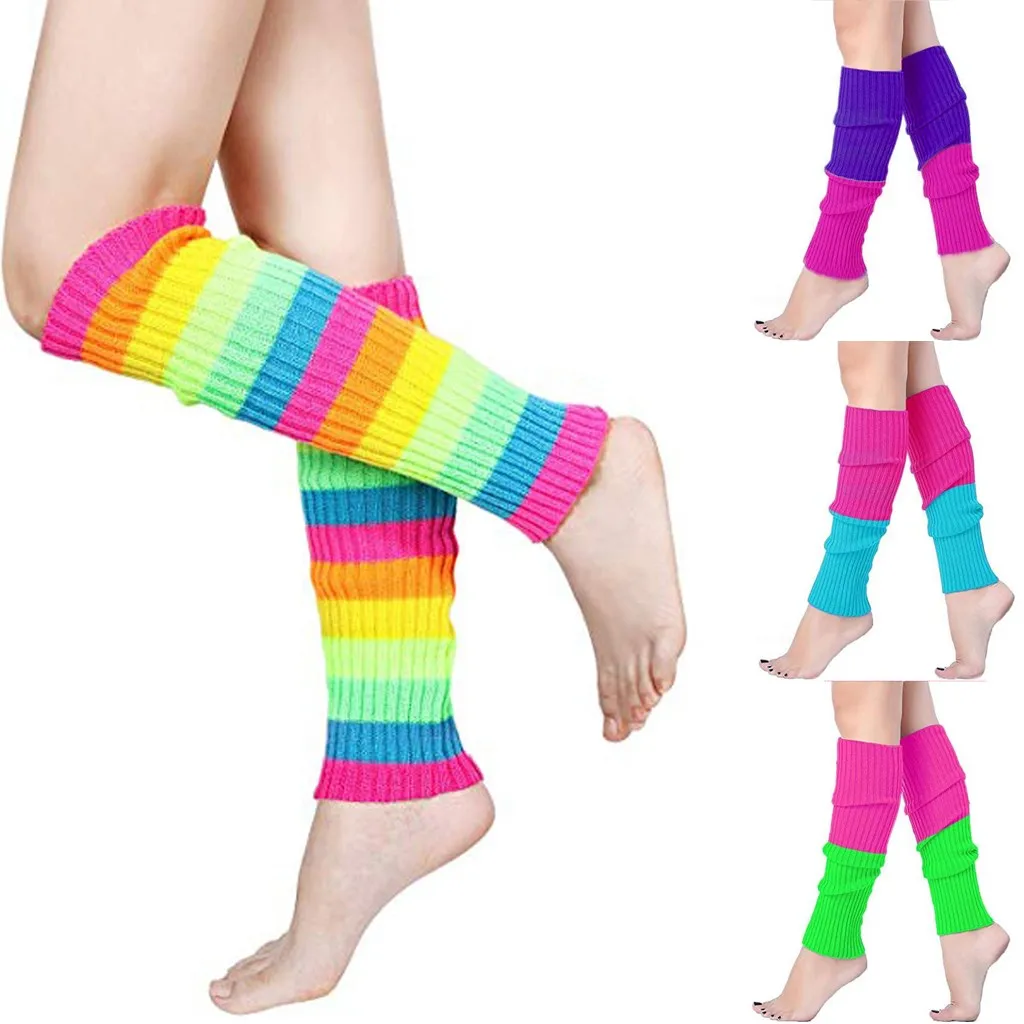 feitong Knee High leg warmers women Leg Warmers Boot Cuffs Warmer Knit Leg Warmers Dance Solid Hosiery Gaiters#y20