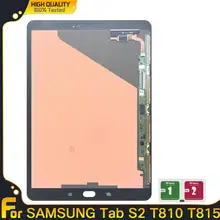 ЖК-дисплей для Samsung Galaxy Tab S2 9,7 ''T810 T815 T819 T817 Дисплей Сенсорный экран Digitizer Ассамблеи T810 ЖК-дисплей сменная панель Часть