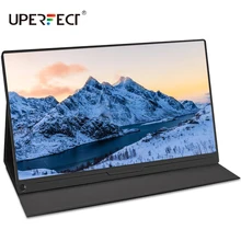 UPERFECT przenośny Monitor 15.6 Cal Monitor do komputera 4k ekran IPS USB C ekran do gier z type-c Mini HDMI do laptopa PC MAC