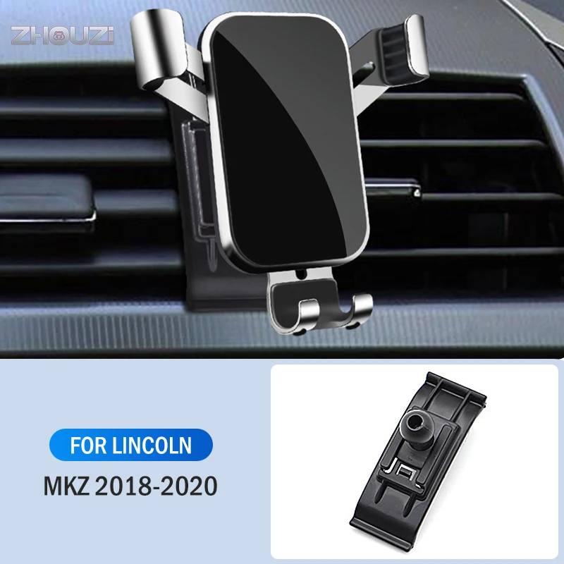 Car Mobile Phone Holder For Lincoln MKZ 2018 2019 2020 Air Vent Mounts