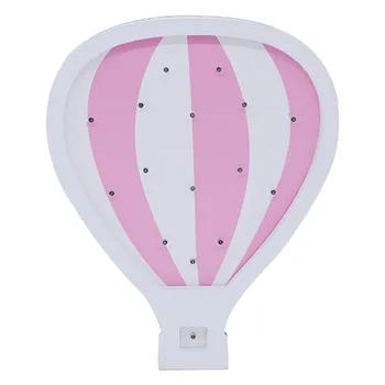 

Hot Sale Hot Air Balloon Shaped LED Wooden Night Light Wall Hanging Fire Ballon Lamp Kids Decor Party Decor Photograph Props Chi