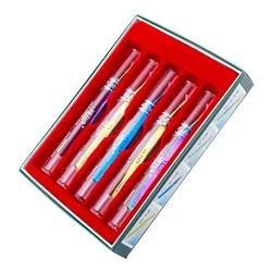 SONG LASHES 100% Vetus MCS Muitiple Sizes Single Pack Tweezers For Eyelash Extensions Stainless Steel Anti-Magnetic Tweezers