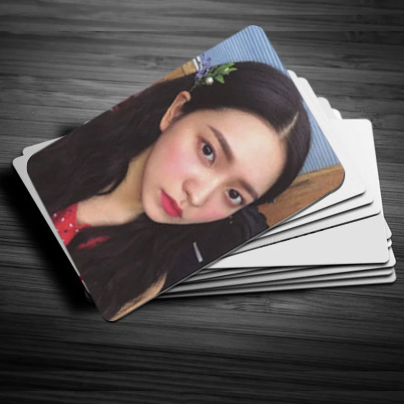 KPOP красная бархатная Фотокарта красный летний Альбом Self самодельные бумажные карты автограф Фотокарта - Цвет: 01