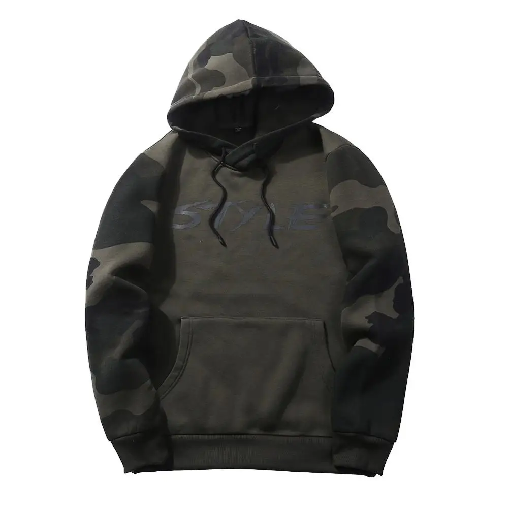 

Autumn and Winter camouflage mix-color streetwear hip hop hoodies New arrival quality fashion casual Euro size hoodies men S-XXL