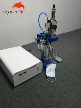 

35KHZ Ultrasonic Welding Machine 500W Intelligent Frequency Generator pneumatic with foot pedel