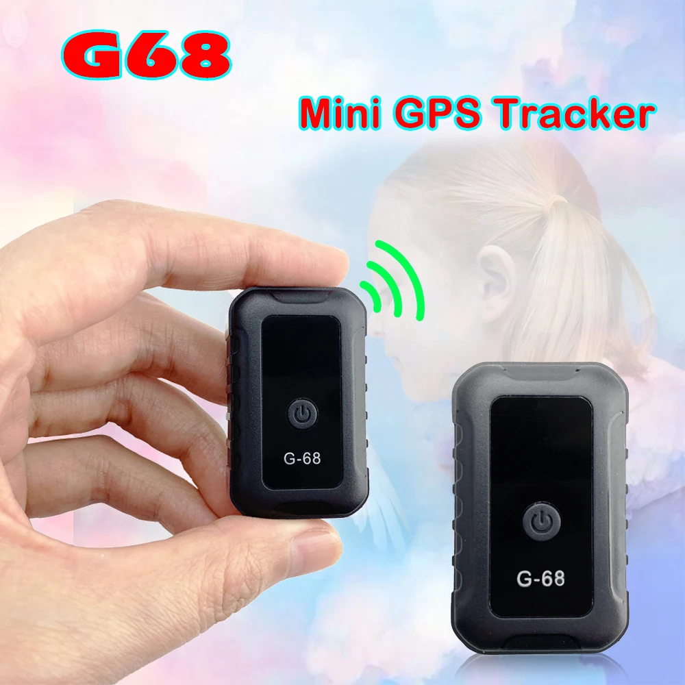 Мощный магнитный GPS трекер G68 для автомобиля пульт дистанционного управления с