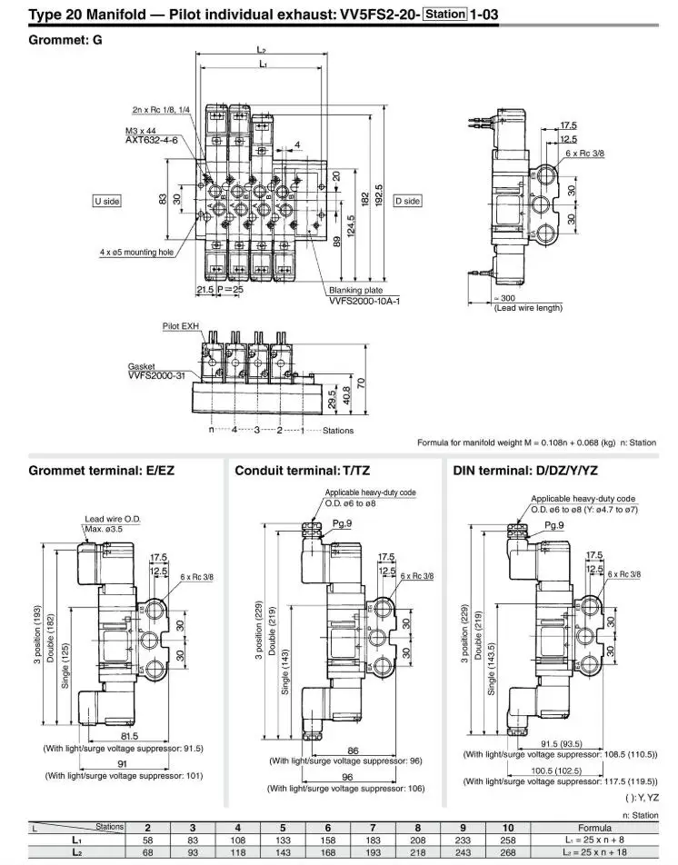 VFS2100-5FZ VFS2200-5FZ VFS2400-5FZ VFS3300-5FZ SMC электромагнитный клапан пневматический компонент