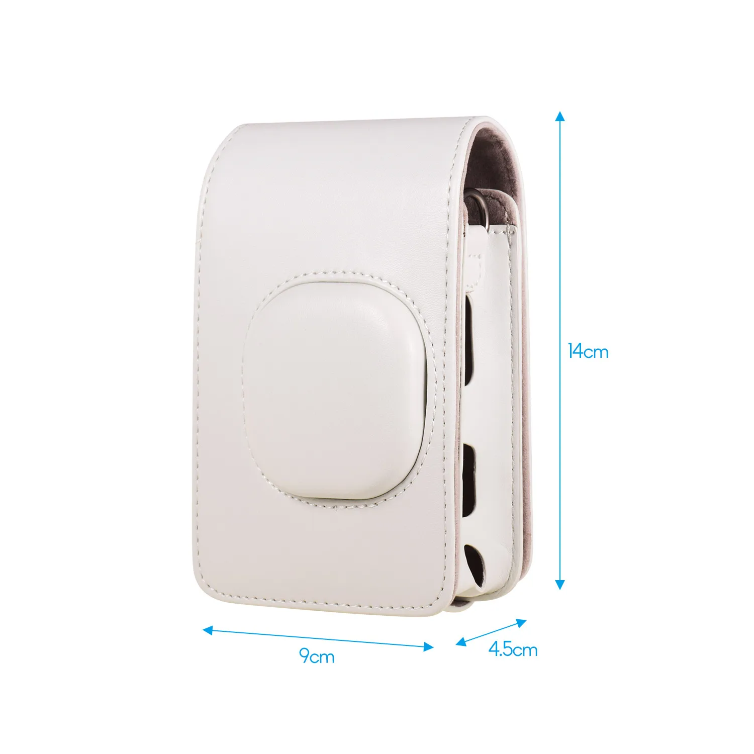 Портативный компактный чехол для камеры моментальной печати из искусственной кожи с плечевым ремнем, совместимый с Fujifilm Fuji Instax Mini LiPlay