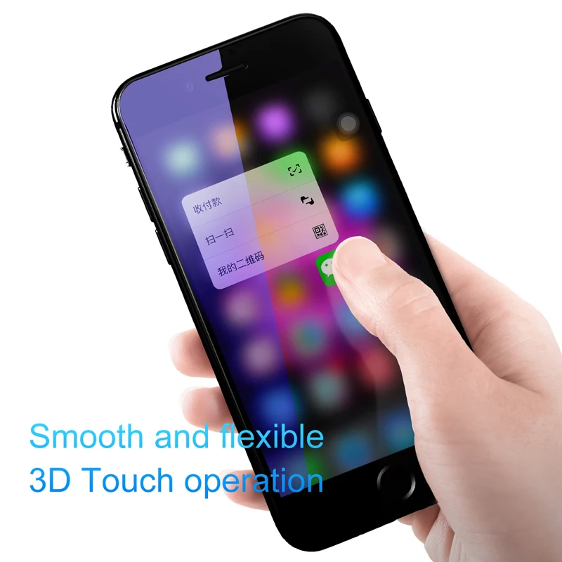 Baseus 0,23 мм Защитная пленка для экрана для iPhone 8 8 plus, тонкое закаленное стекло для iPhone 7 7 plus, пленка на весь корпус, Защитное стекло для экрана
