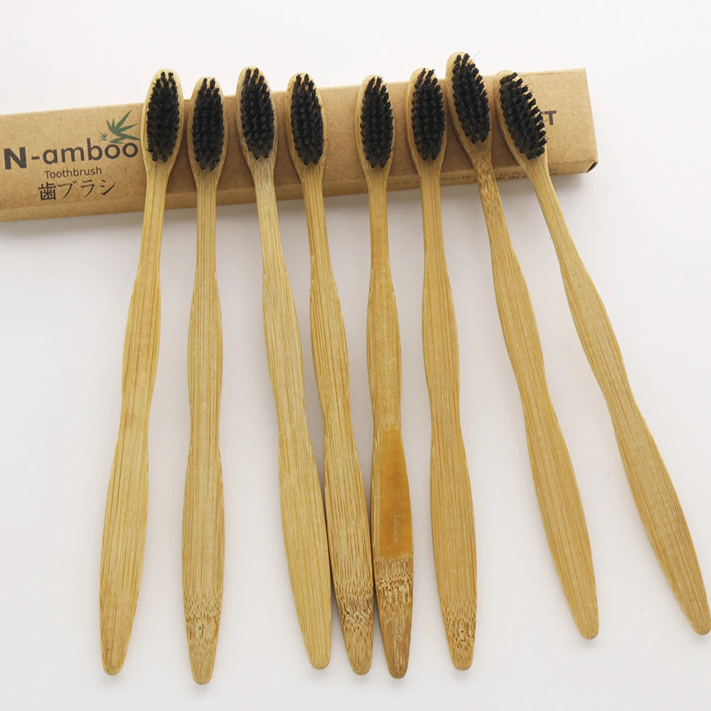 5000 шт бамбуковая зубная щетка ручная зубная щетка мягкая щетина зубная щетка для взрослых пользовательская ручка логотип коробка с принтами и