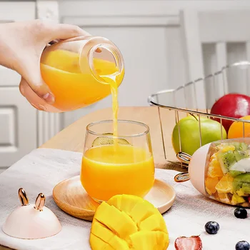 

Portable Electric Juicer Lemon Orange Fruit Squeezer Household Juicer Cup For Mini Smoothie Blender Outgoing Juicer Rabbit Shape