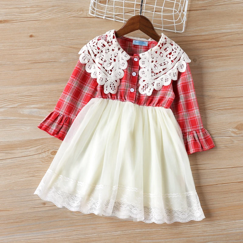 Kids Baby Girls Clothes Long Sleeve Dress