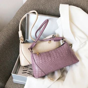 

High-quality bag Western female bag 2020 new wave fashion retro single shoulder armpit bag wild hand bag