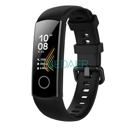 Black YUEDAER ремешок для Honor Band 5 ремешок на запястье для huawei Honor Band 4 силиконовый браслет Мягкий ТПУ Браслет бандаж 5 бандаж 4 аксессуары - Цвет: Black