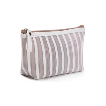 

Stripe Dropshipping Hot Sale Lady Cosmetic Bag High Quality Women Makeup Bag Mini Pouch Bag Wholesale Bag Travel Cute Phone Bag