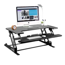 Стоьте вверх офисный стол письменный стол компьютерный стол сидя-стенд стол регулируемый стоящий стол 3" Настольный вес до 15 кг