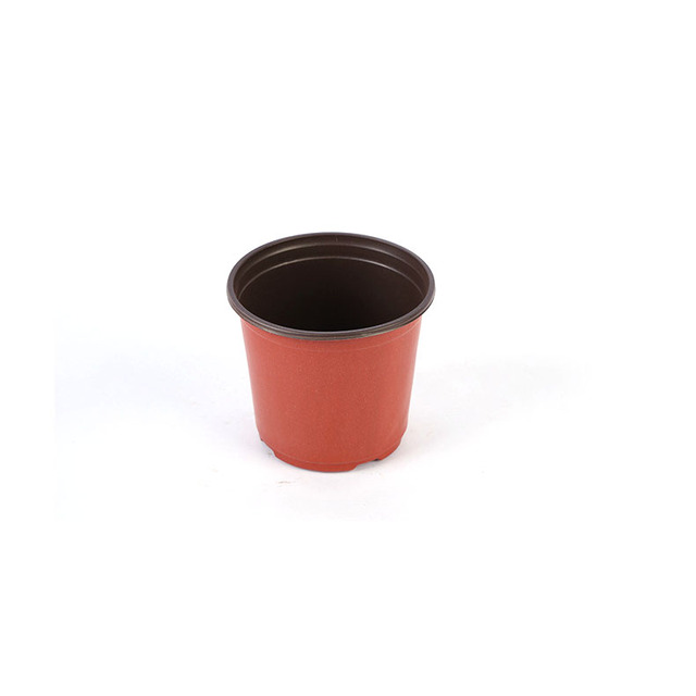 Mini Plastic Round Flower Pot For Plants Holder Planters Terracotta Nursery Planter Home Decor High Quality 90mm 120mm