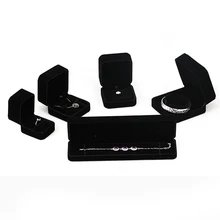 

Black Velvet Ring Box/Watch Box/Necklace Box/Bracelet Box/Bangle Box/Pendant Box/Jewelry Case/ Ear Studs Earrings Box/Gift Boxes