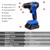 21V Brushless Electric Drill 40NM Cordless Screwdriver 2000mAh Battery Mini Electric Power Screwdriver Drill 5pcs Bit PROSTORMER ► Photo 2/6