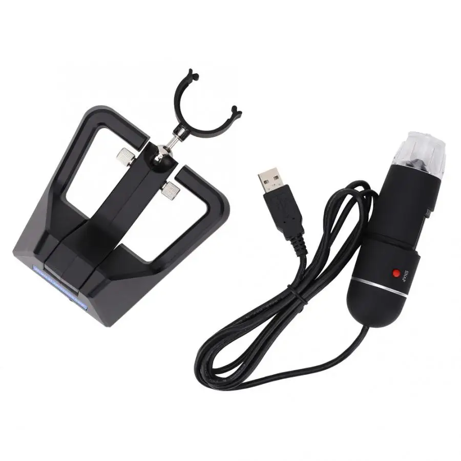S09 25-600X мини USB цифровой микроскоп камера увеличение эндоскоп с универсальной металлической поддержкой микроскоп Эндоскоп